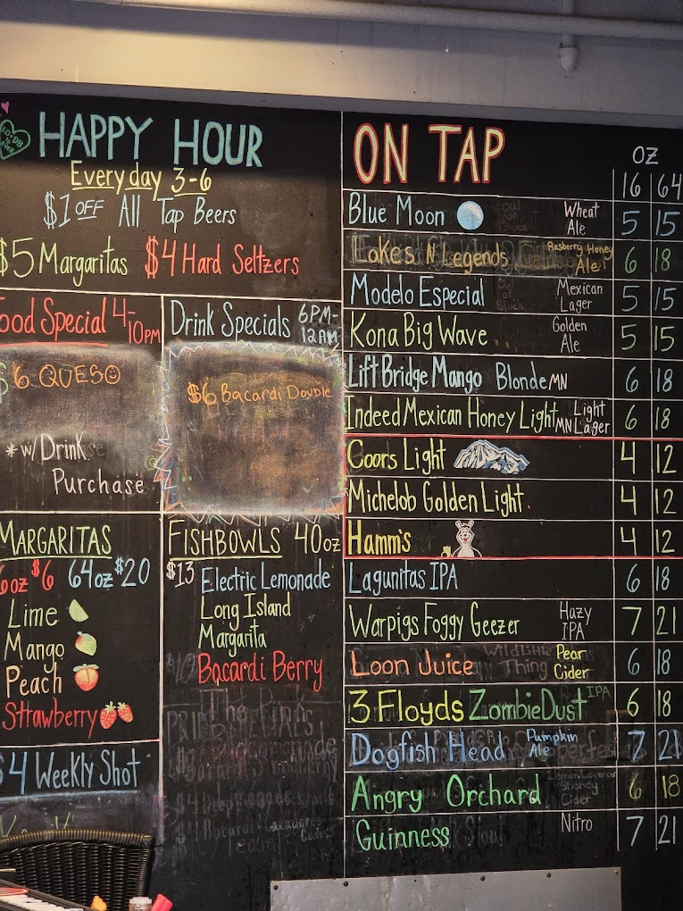 Burrito Loco Menu