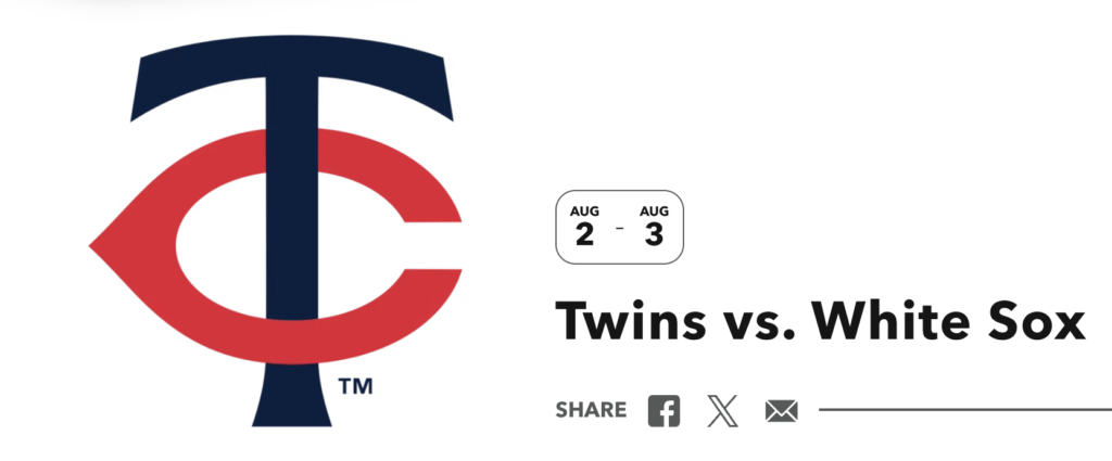 Minnesota Twins vs. Chicago White Sox at Target Field