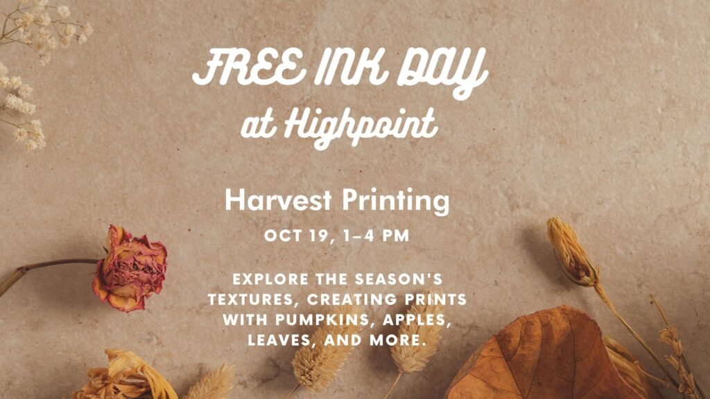 Free Ink Day - Harvest Printing